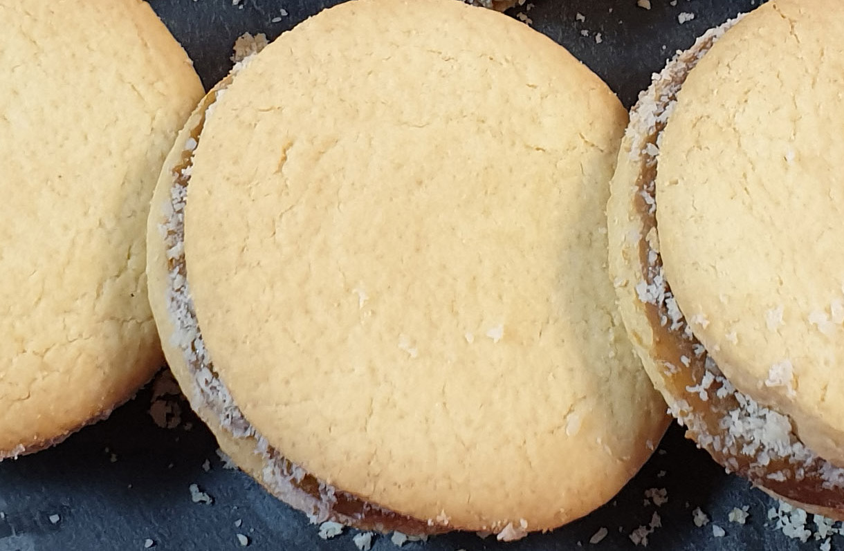 Alfajores de dulce de leche